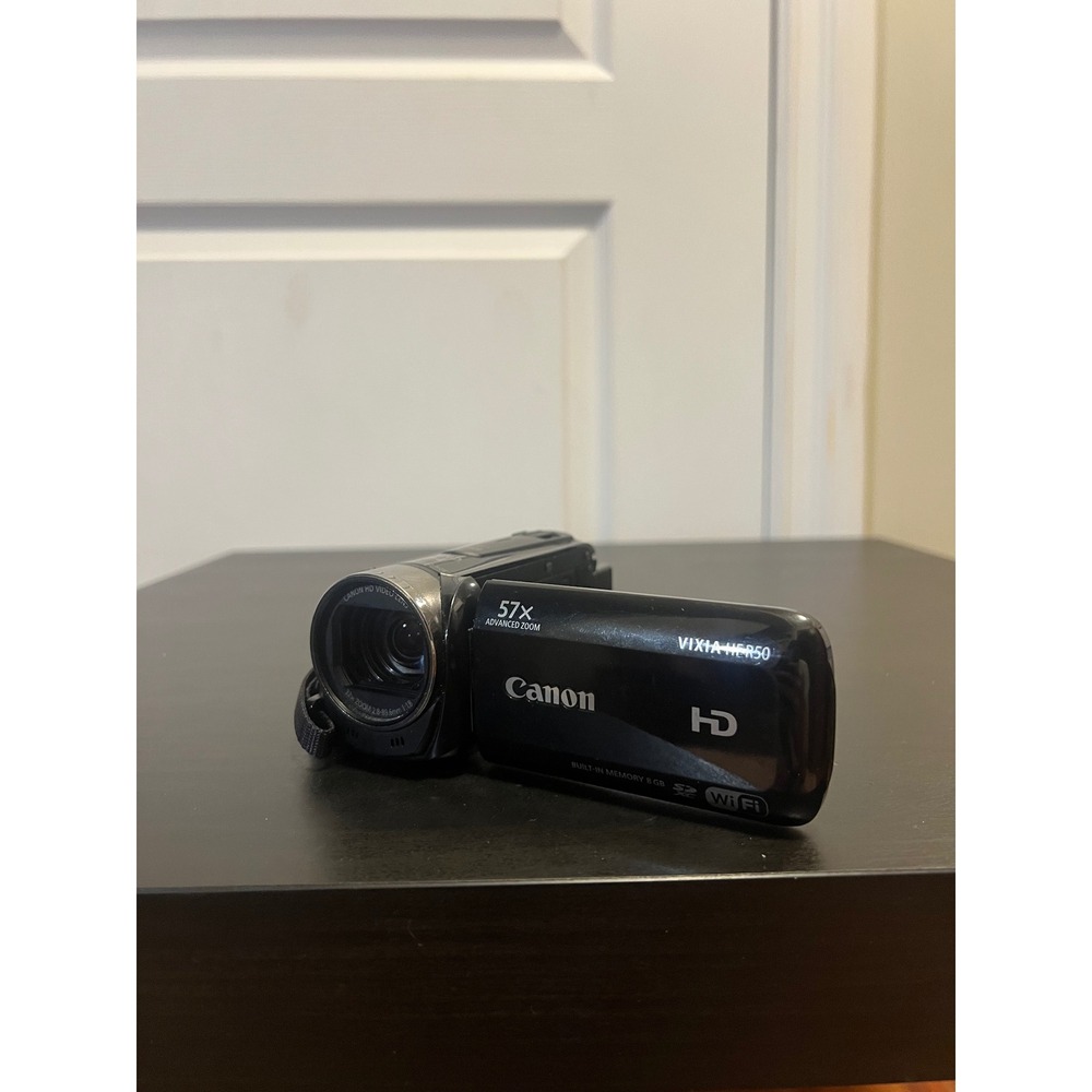 Canon VIXIA HF R50 HD Camcorder 8GB WiFi 57x Advanced Zoom Black Video Camera